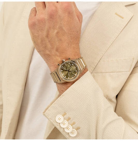 Boss HB hrn stl gp CANDOR CHRONO 41mm Goud