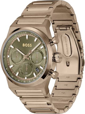 Boss HB hrn stl gp CANDOR CHRONO 41mm Goud