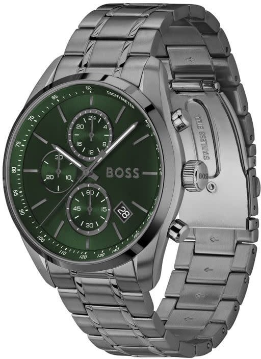 Boss HB hrn gr ip GRAND PRIX 44mm Zwart