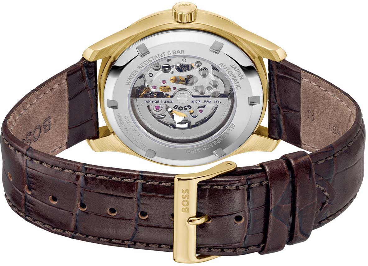 Boss HB hrn lr br PRINCIPE SKELETON 41mm Goud