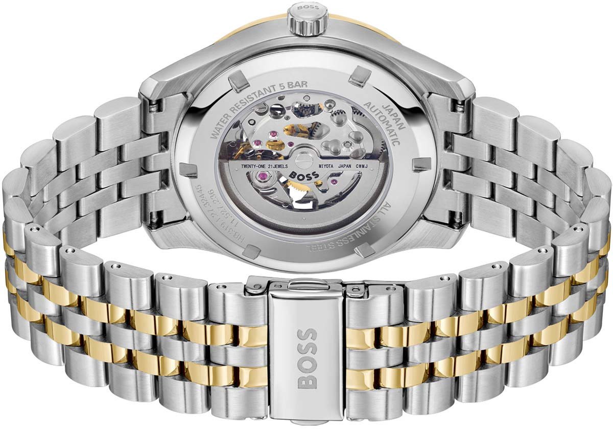 Boss HB hrn bico PRINCIPE SKELETON 41mm Zilver
