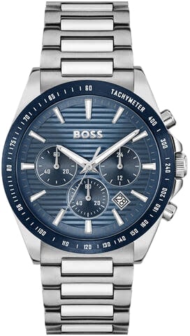 Boss HB hrn stl STRIKE CHRONO 41mm Zilver