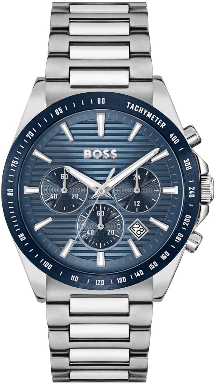 Boss HB hrn stl STRIKE CHRONO 41mm Zilver