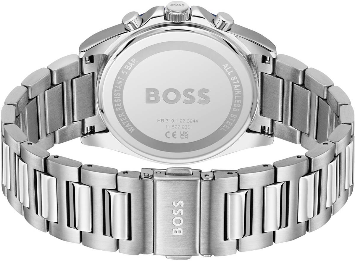 Boss HB hrn stl STRIKE CHRONO 41mm Zilver
