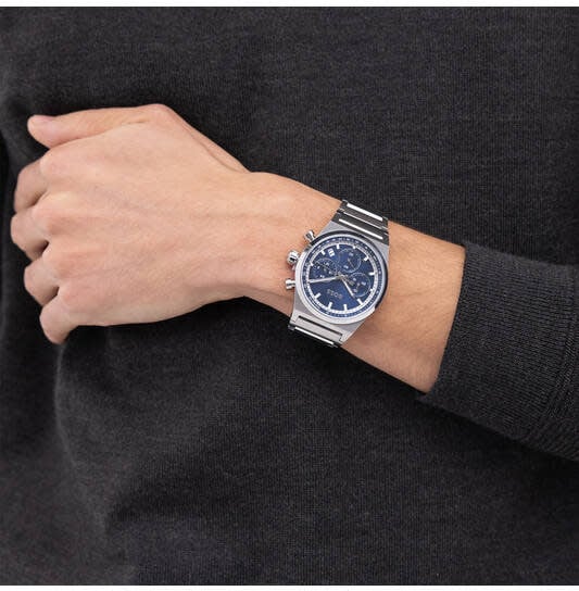 Boss BOSS HB1514250 CANDOR CHRONO Herenhorloge 41mm Zilver