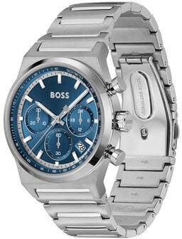 Boss BOSS HB1514250 CANDOR CHRONO Herenhorloge 41mm Zilver