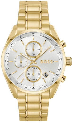 Boss BOSS HB1514261 GRAND PRIX 40 Herenhorloge 40mm Goud
