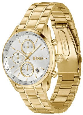 Boss BOSS HB1514261 GRAND PRIX 40 Herenhorloge 40mm Goud