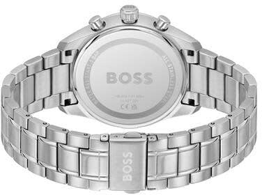 Boss BOSS HB1514265 GRAND PRIX 40 Herenhorloge 40mm Zilver