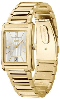 Boss BOSS HB1514280 PRINCIPLE DRESS Herenhorloge 28x39mm Goud