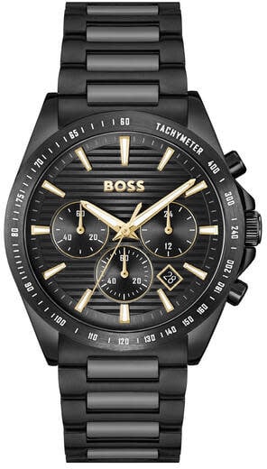 Boss BOSS HB1514291 STRIKE CHRONO Herenhorloge 41mm Zwart