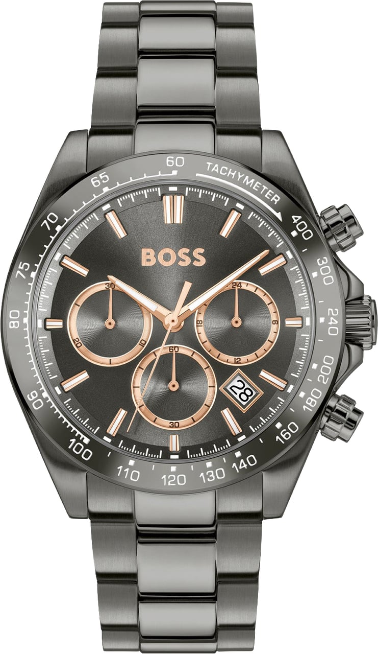 BOSS HB1514299 HERO 2.0 Herenhorloge 43mm Grijs