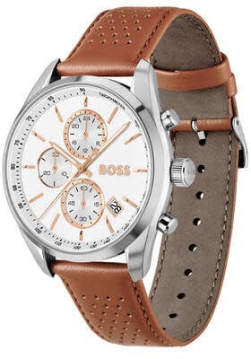 BOSS HB1514313 GRAND PRIX 44mm Zilver