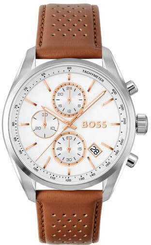 BOSS HB1514313 GRAND PRIX 44mm Zilver