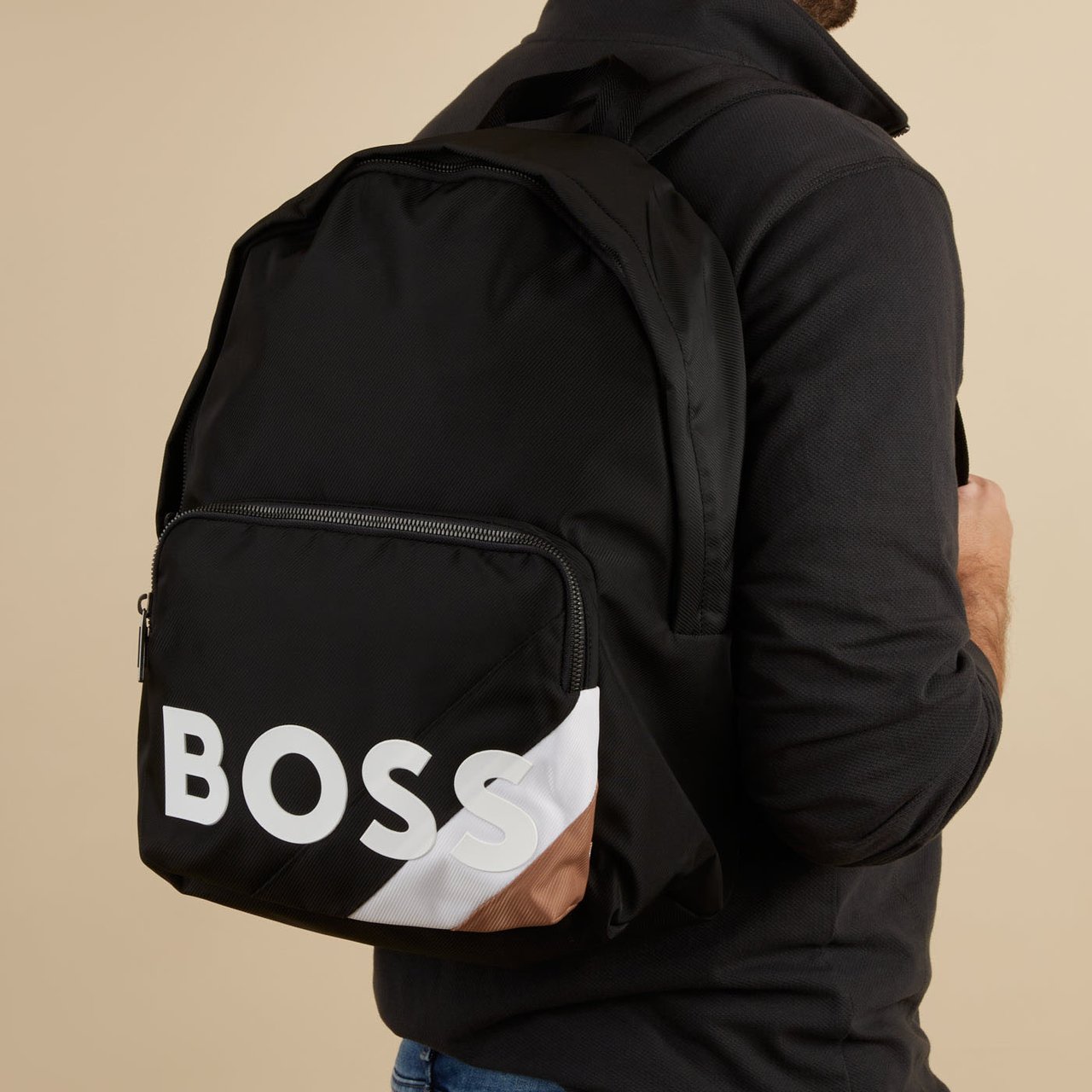 Boss Hugo Boss BOSS - Tas - BeigeZwartWit Zwart