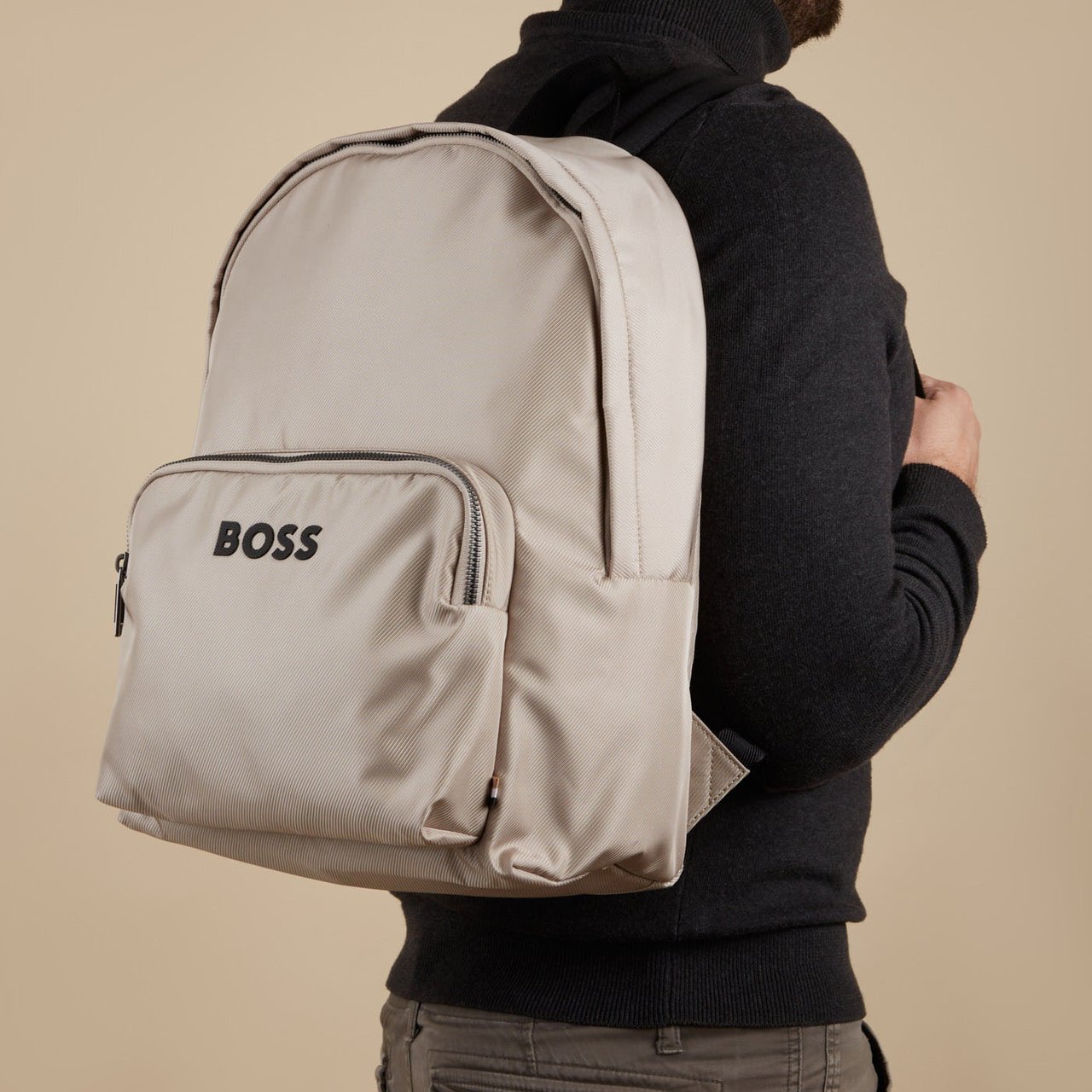 Boss Hugo Boss Catch - Tas - Licht taupe Beige