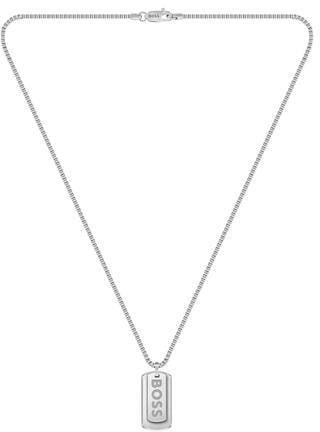 Boss BOSS HBJ1580575 DEVON Mannen Ketting 61cm Zilver