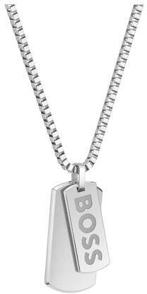 Boss BOSS HBJ1580575 DEVON Mannen Ketting 61cm Zilver