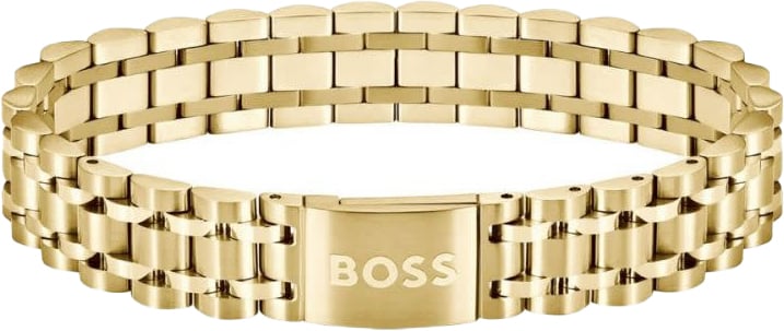 Boss BOSS HBJ1580645 OWAN Mannen Armband 19cm Goud