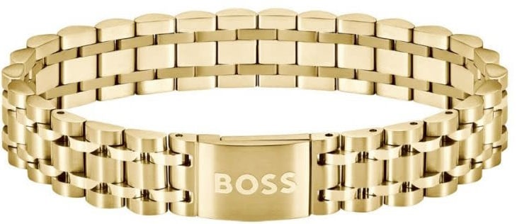 Boss BOSS HBJ1580645 OWAN Mannen Armband 19cm Goud