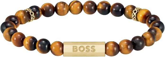 Boss BOSS HBJ1580661M SPHERE STONES Mannen Armband 19cm Bruin