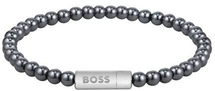 Boss Hugo Boss Heren Armband Hematite HBJ1580790M 19cm Grijs
