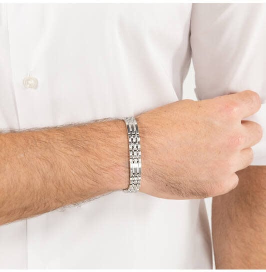 Boss Hugo Boss Heren Armband Staal HBJ1580812 19cm Zilver