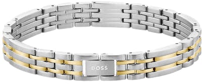 Boss BOSS Armband HBJ1580813 Wesley Staal Bi-color 19cm Zilver