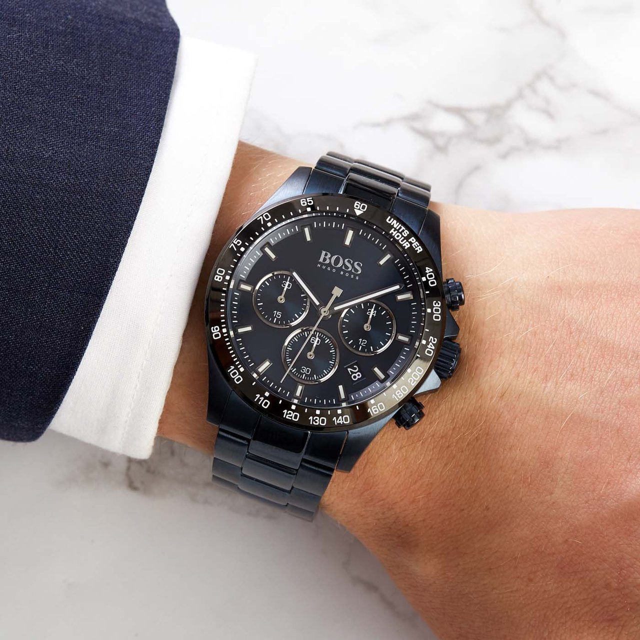 Boss Hugo Boss BOSS - Horloge - Blauw Blauw