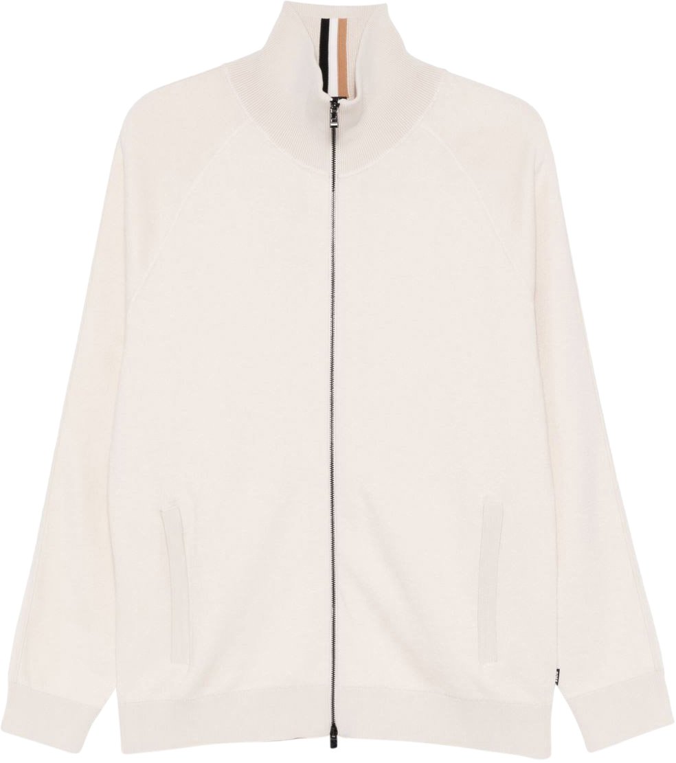 Boss Vest Open White Wit