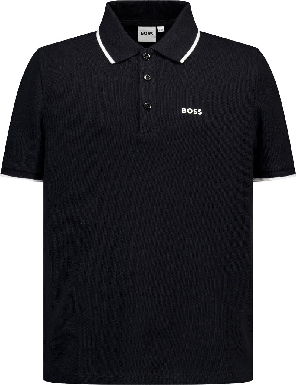 Boss Boss Kinder Jongens Polo In Zwart Zwart