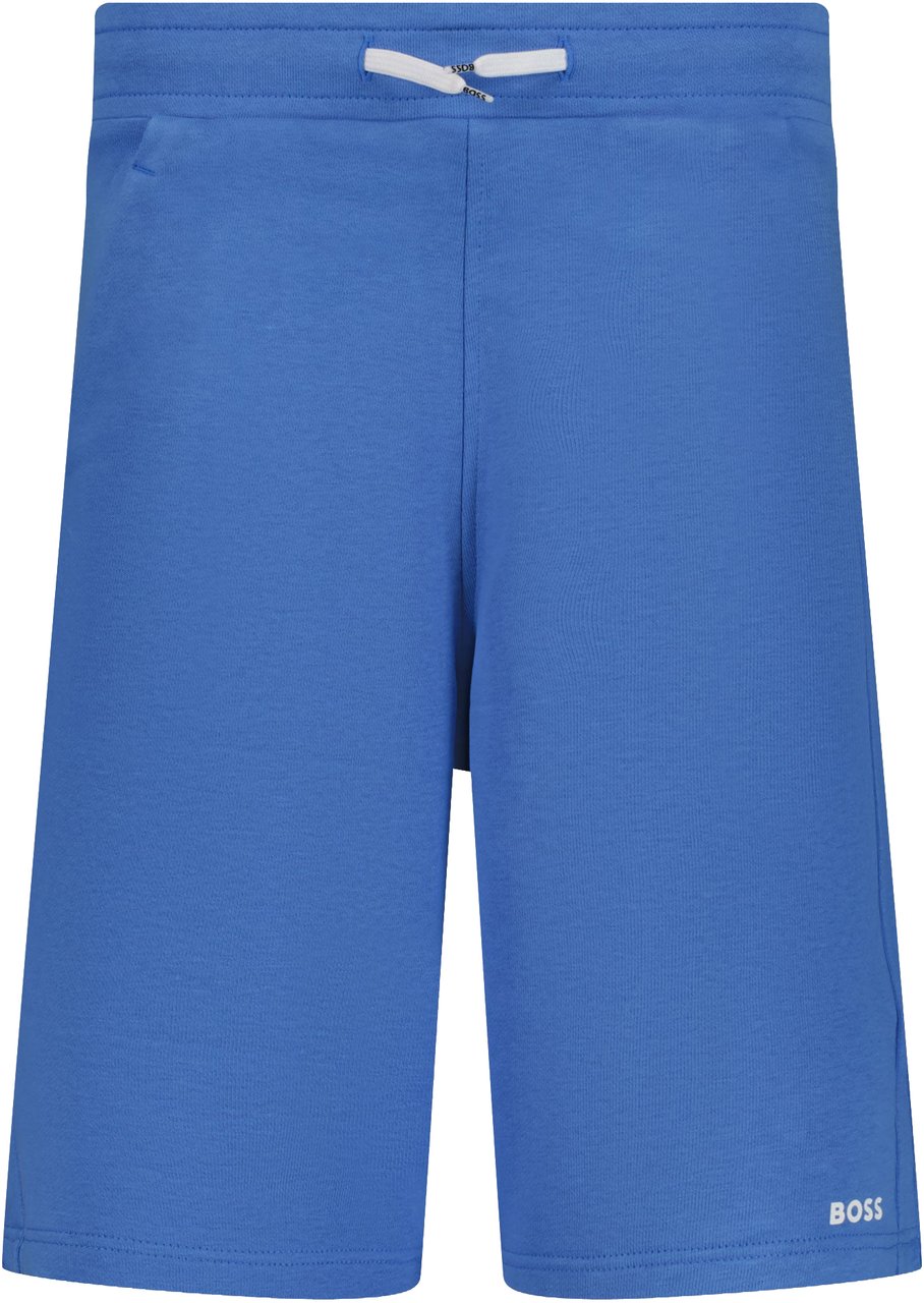 Boss Boss Kinder Jongens Shorts In Blauw Blauw