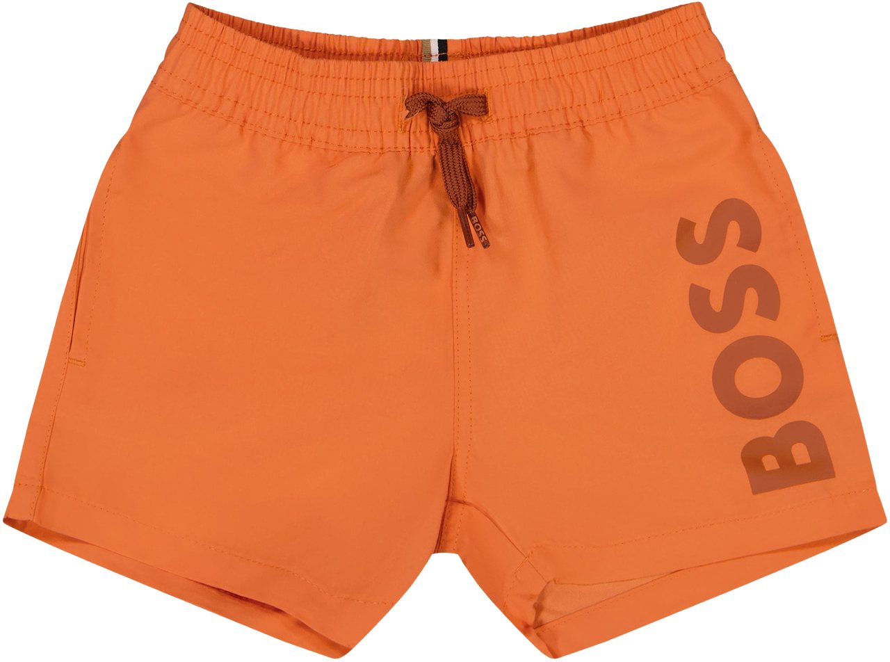 Boss Boss Baby Jongens Zwemkleding In Zalm Roze