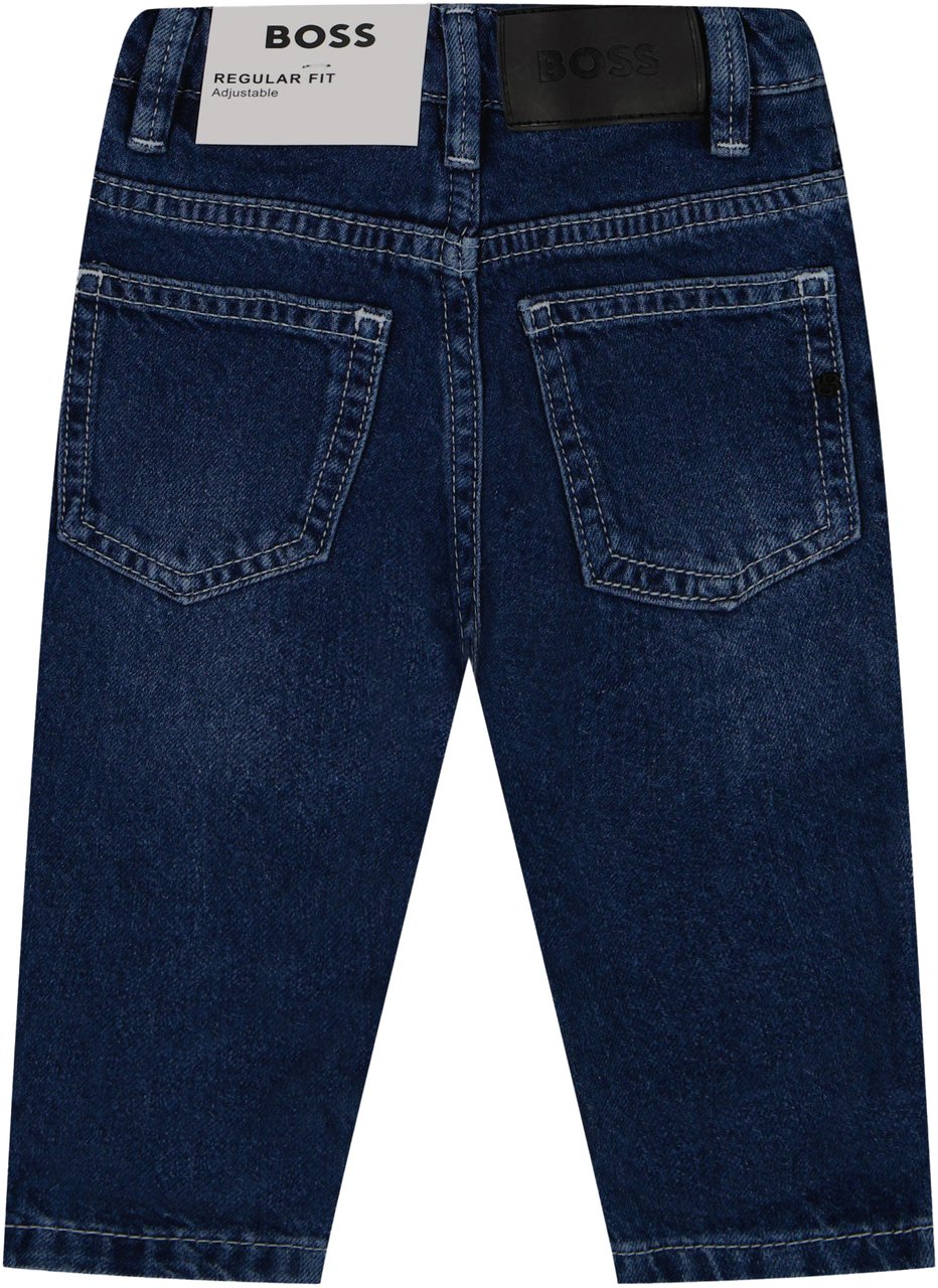 Boss Boss Baby Jongens Jeans In Donker Blauw Blauw