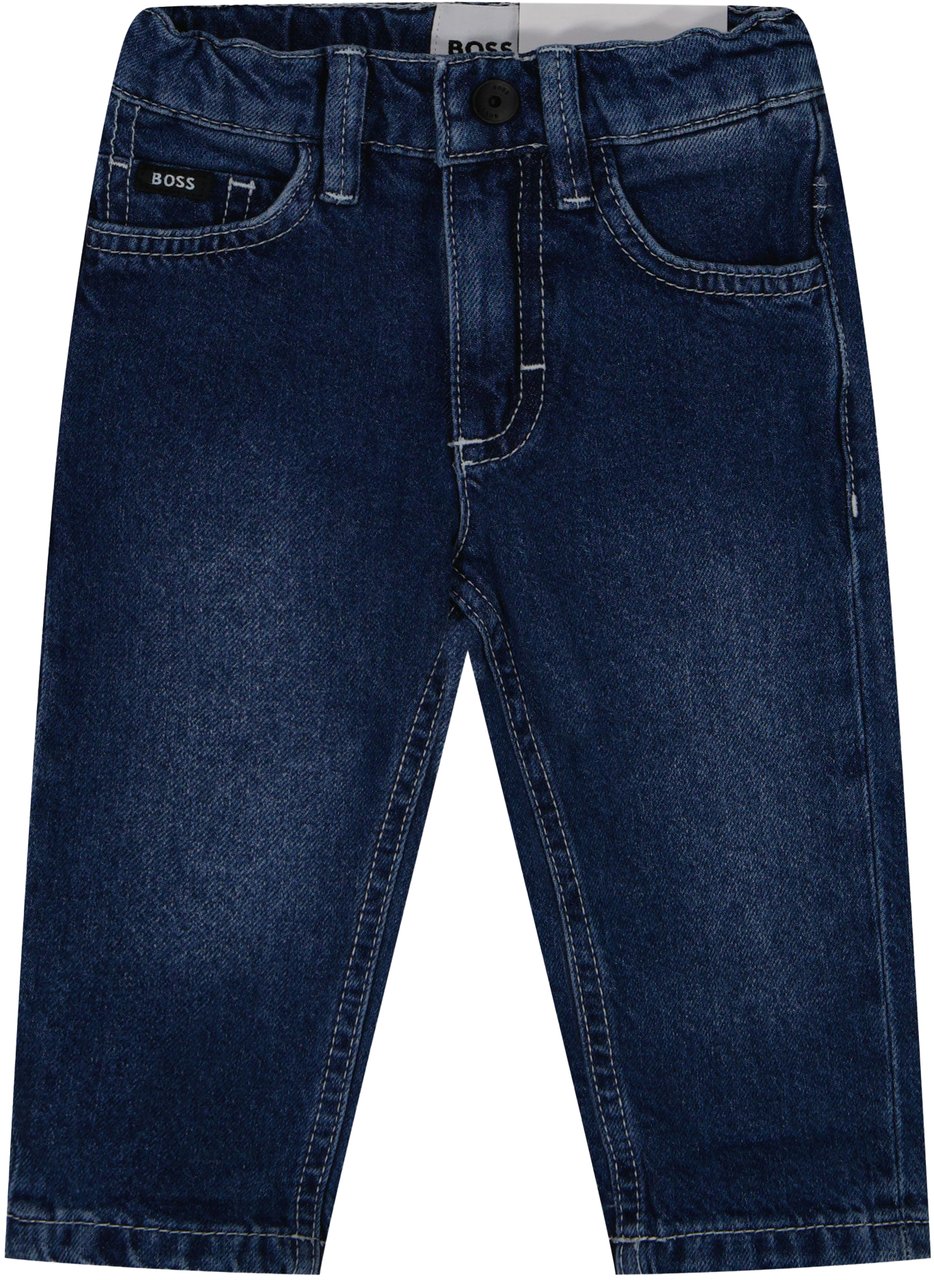 Boss Boss Baby Jongens Jeans In Donker Blauw Blauw