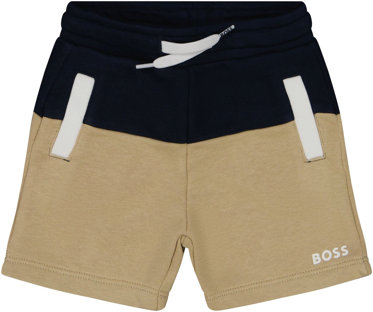 Boss Boss Baby Jongens Shorts In Beige Beige
