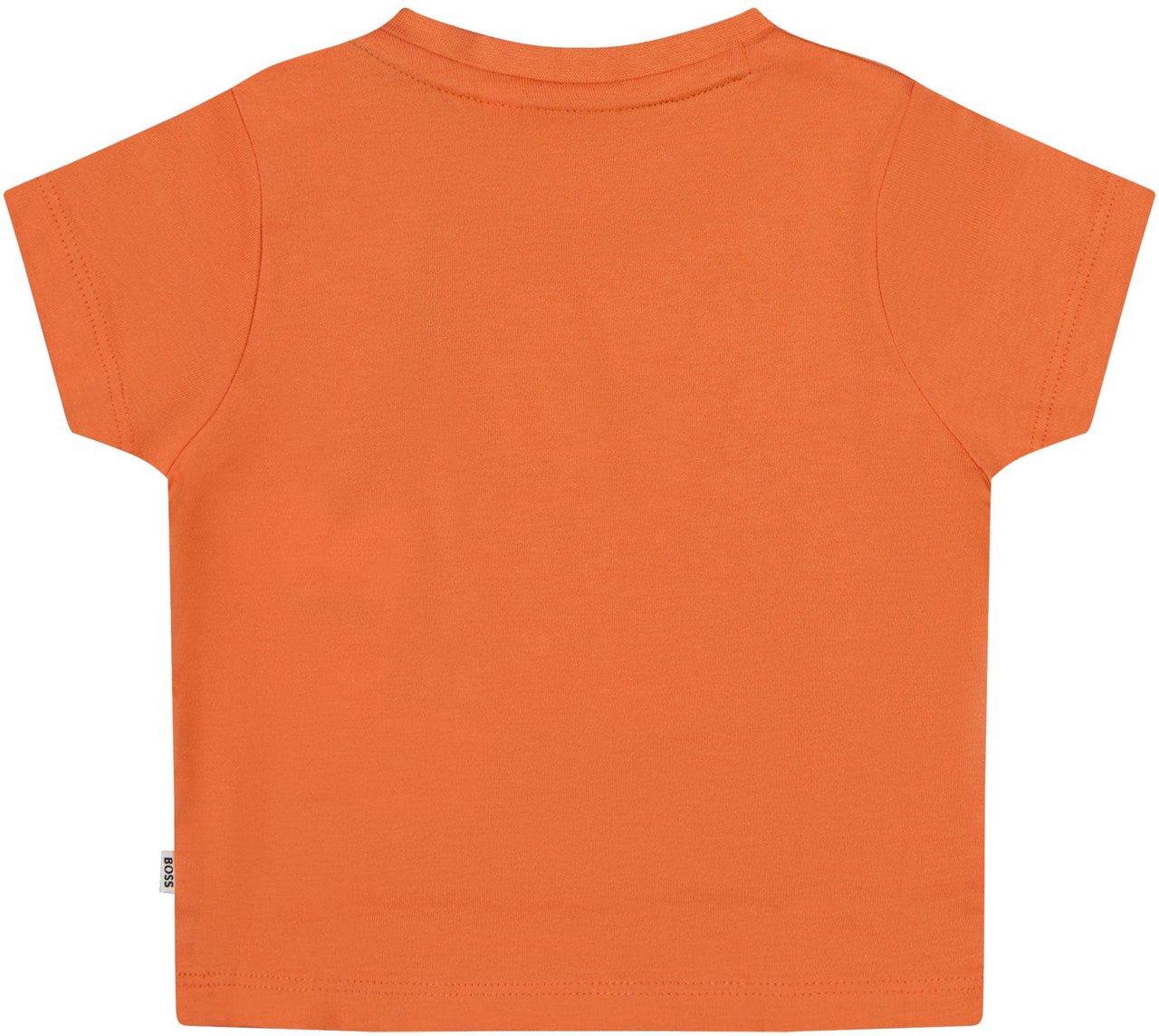 Boss Boss Baby Jongens T-Shirt In Zalm Roze