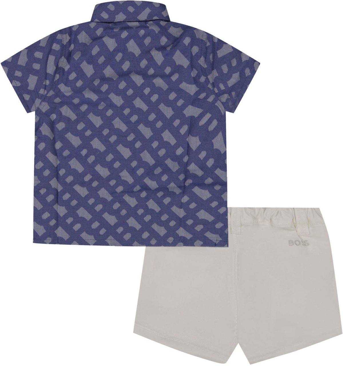 Boss Boss Baby Jongens Setje In Blauw Blauw