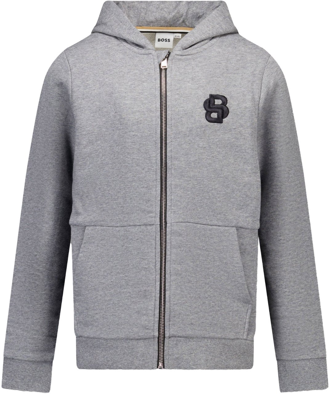 Boss Boss Kinder Jongens Vest In Antraciet Zwart