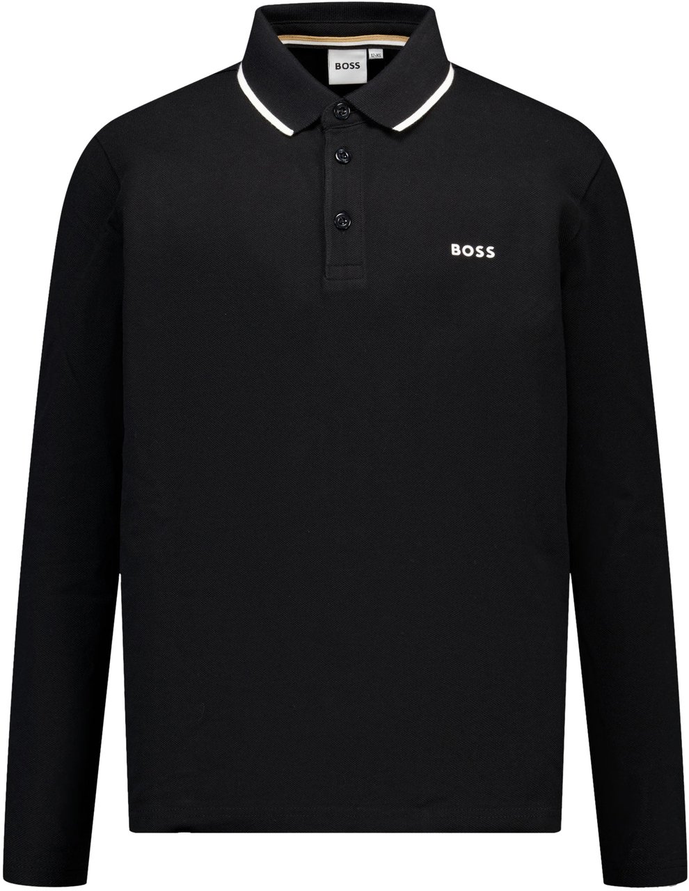 Boss Boss Kinder Jongens Polo In Zwart Zwart