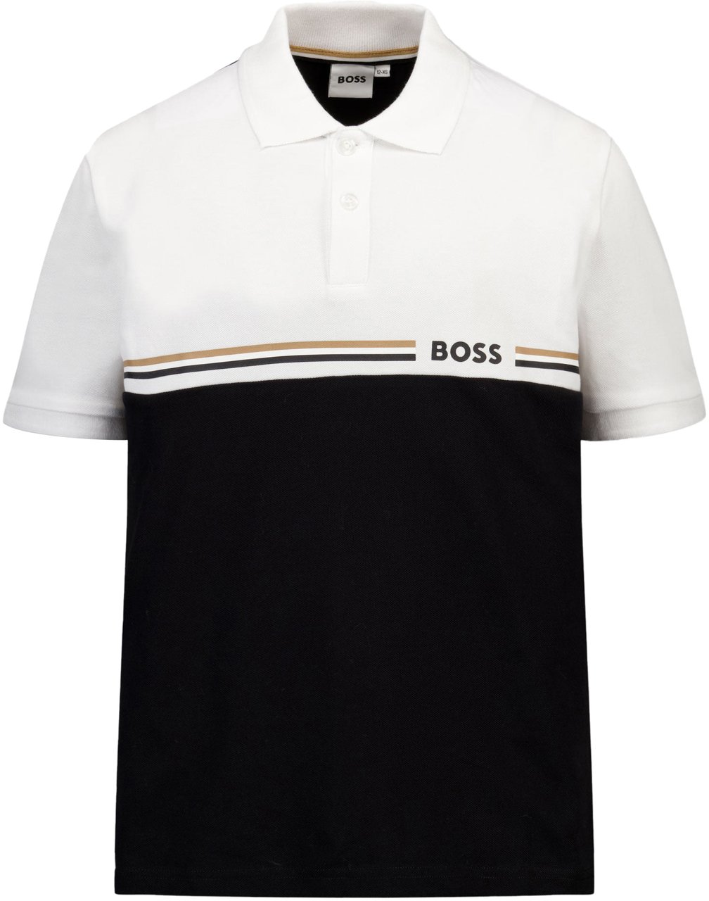 Boss Boss Kinder Jongens Polo In Zwart Zwart