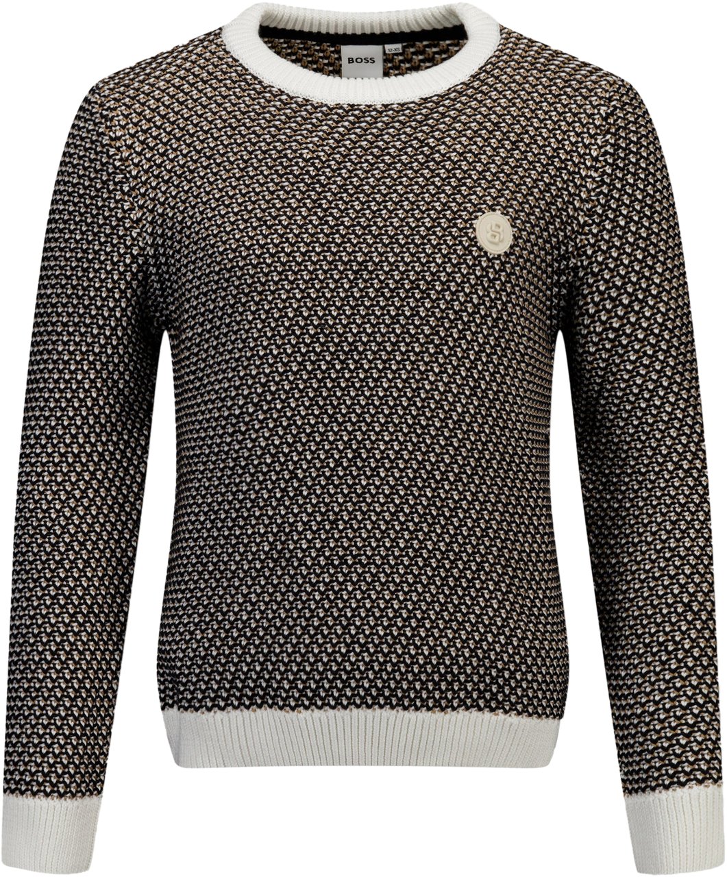 Boss Boss Kinder Jongens Trui In Zwart Zwart