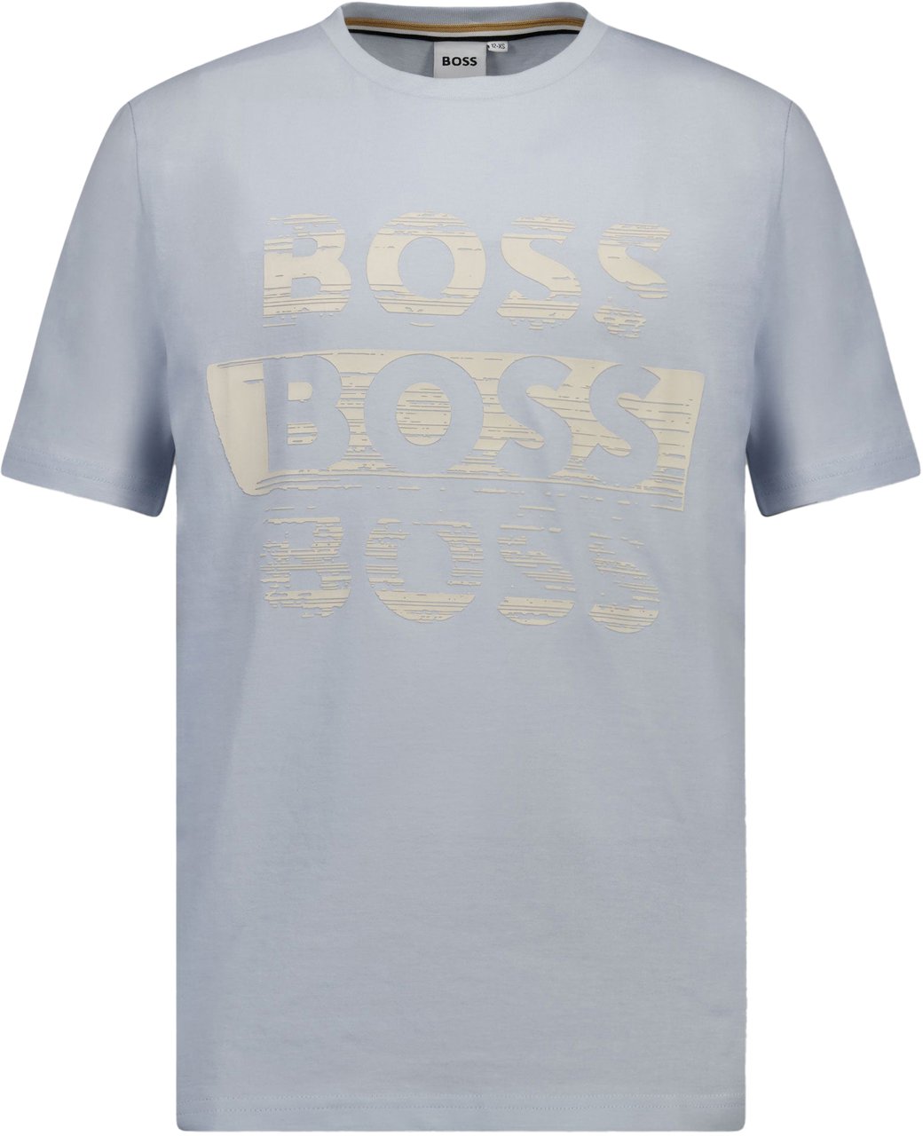Boss Boss Kinder Jongens T-Shirt In Licht Blauw Blauw