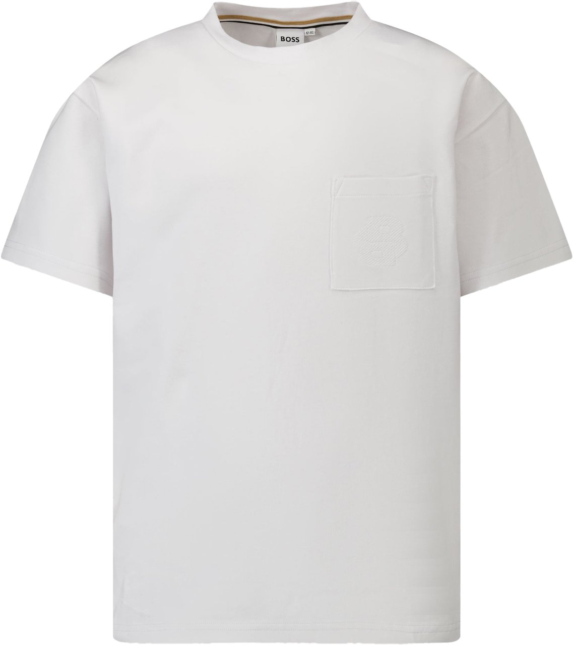 Boss Boss Kinder Jongens T-Shirt In Wit Wit