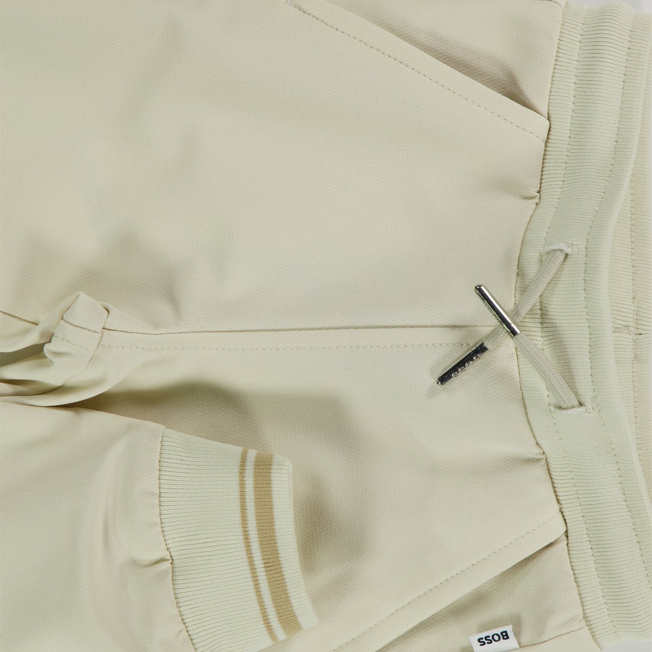 Boss Boss Baby Jongens Broek In Off White Wit