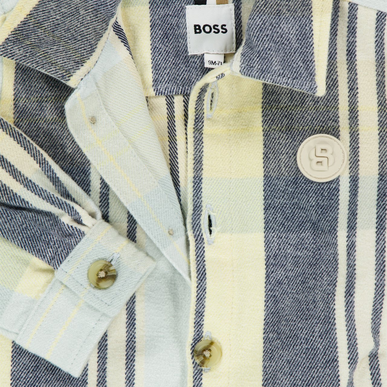 Boss Boss Baby Jongens Blouse In Licht Blauw Blauw