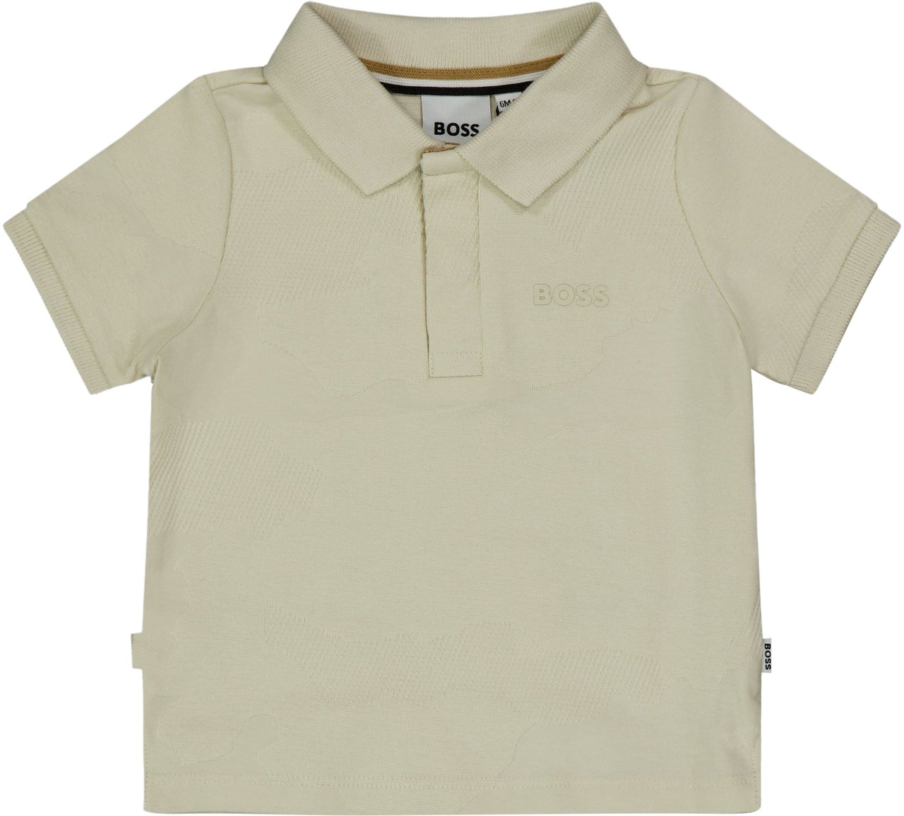 Boss Boss Baby Jongens Polo In Off White Wit