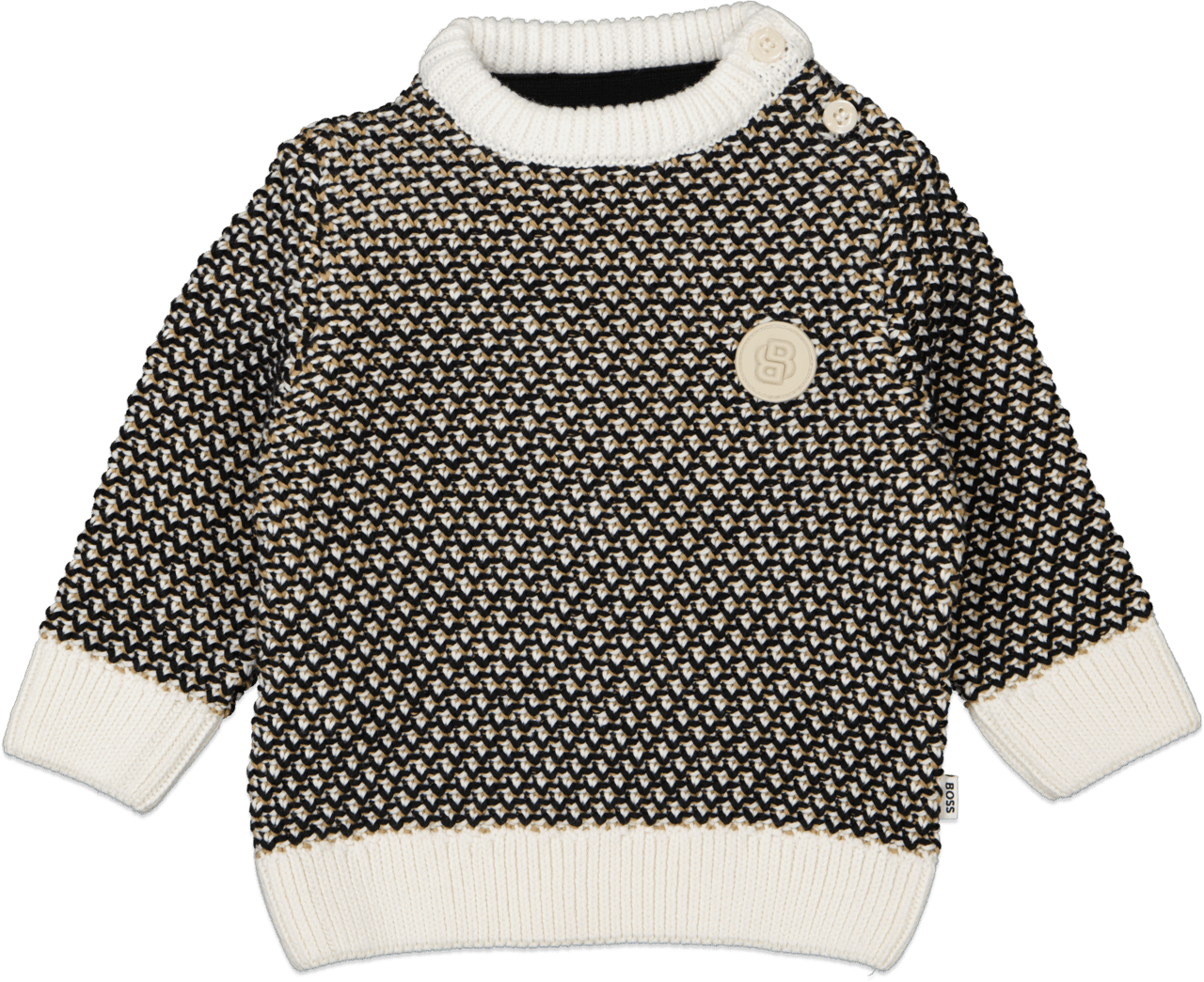Boss Boss Baby Jongens Trui In Zwart Zwart