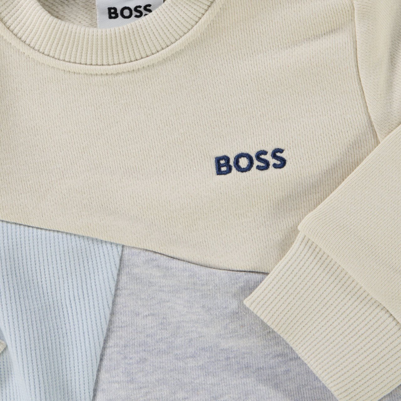 Boss Boss Baby Jongens Trui In Licht Blauw Blauw