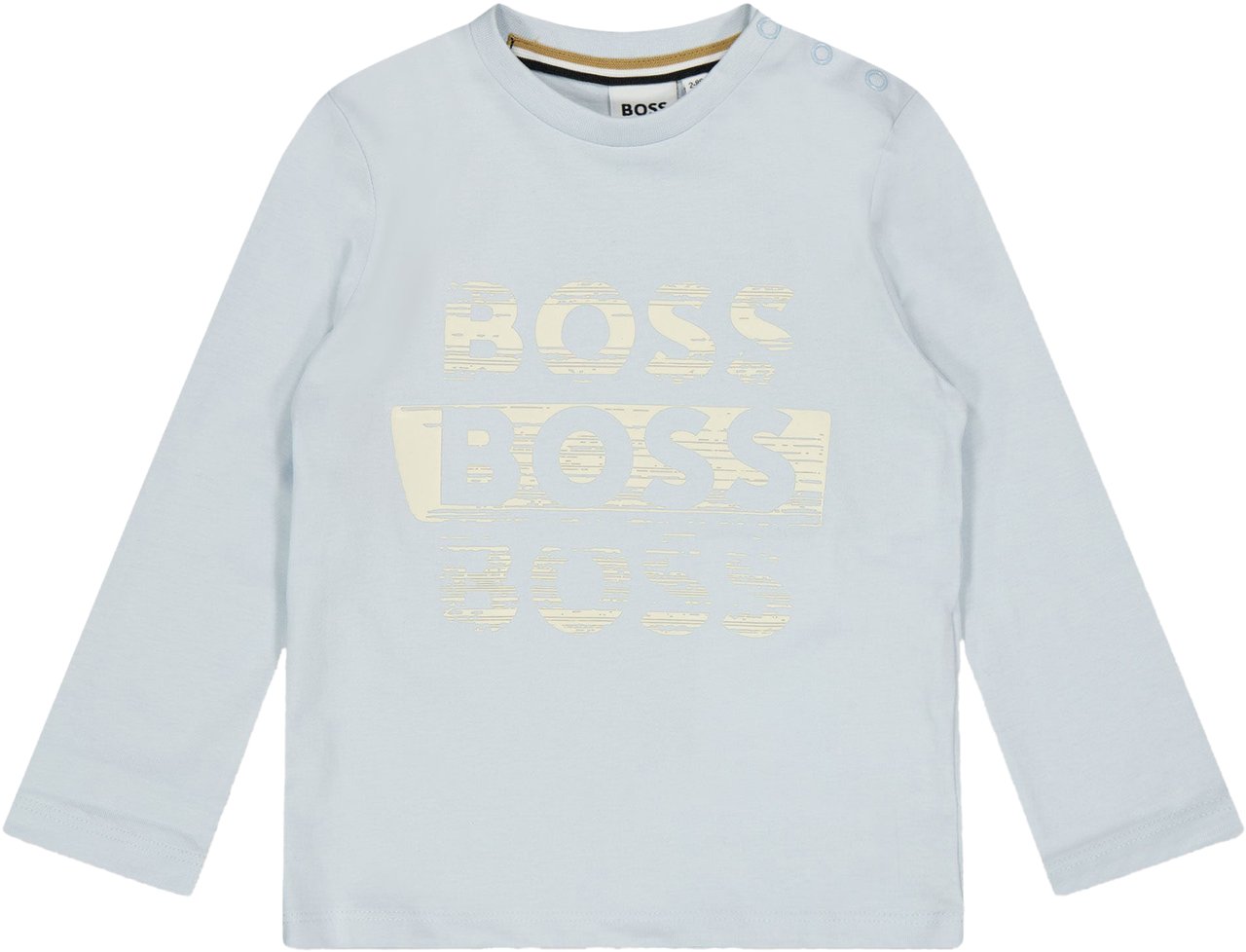 Boss Boss Baby Jongens T-Shirt In Licht Blauw Blauw